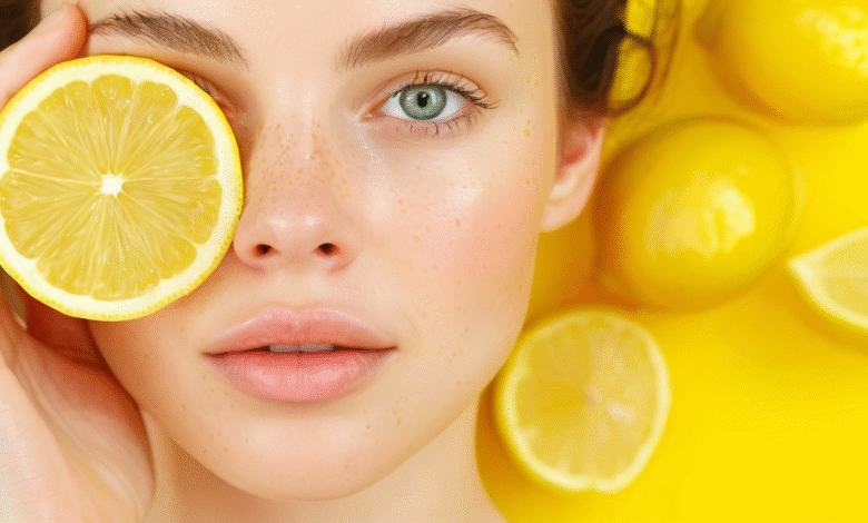 wellhealthorganic.com remove dark spots on face tang - lemon juice